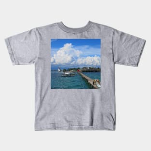Boats at the docks Kids T-Shirt